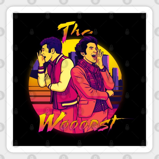90s Retro Sun - Remix Jean Ralphio Magnet by Tv Moments